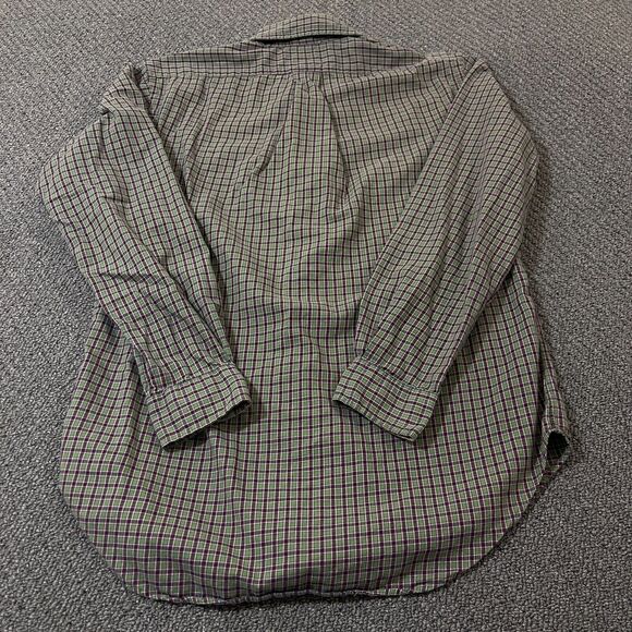 Polo Ralph Lauren Shirt Medium M Long Sleeve Classic Fit Plaid - Picture 7 of 12